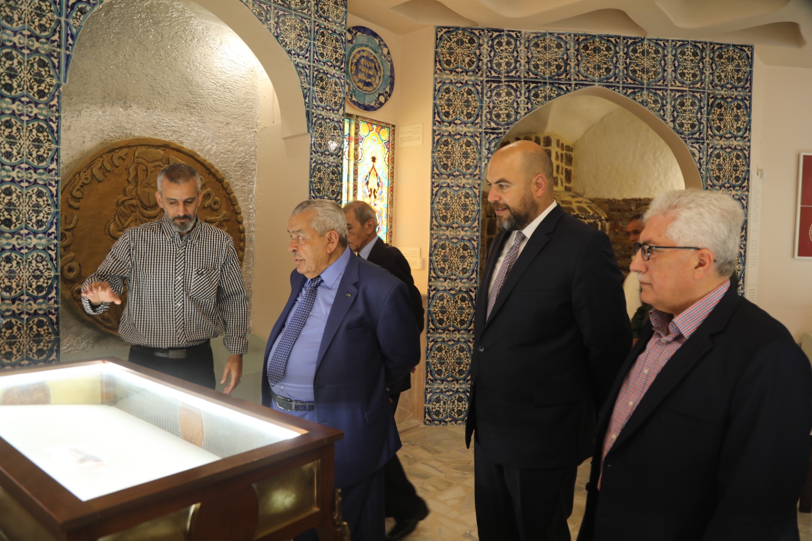 زيارة دولة الدكتور عبد الرؤوف الروابدة لمتحف التراث الأردني